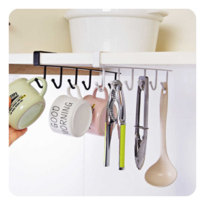 Organizador Colgante Porta Taza de Metal