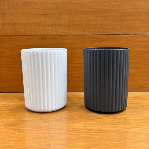 Vaso Organizador Multiuso Blanco/Gris